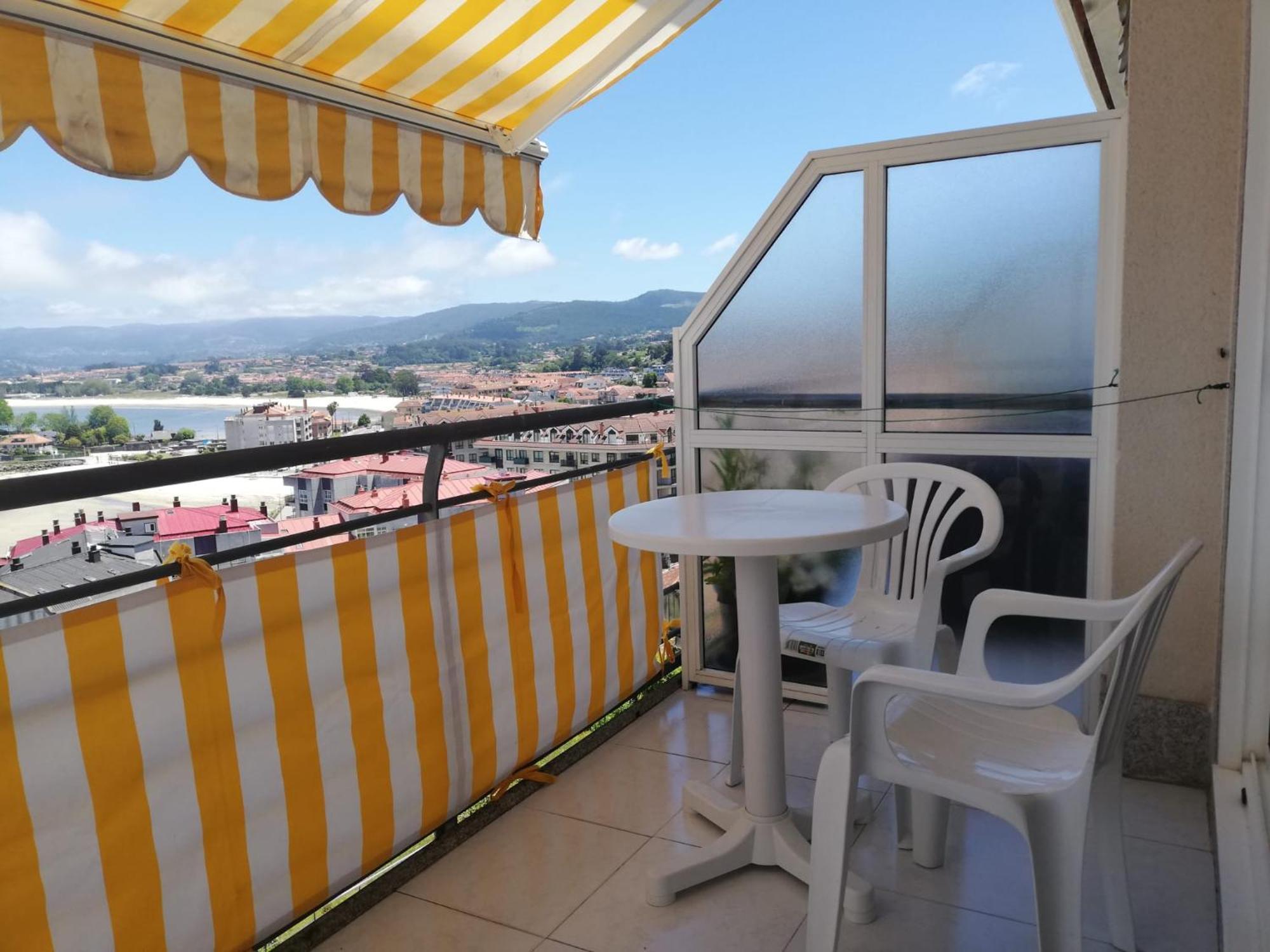 Apartamento En La Playa Ideal Para Grupos Baiona Bagian luar foto