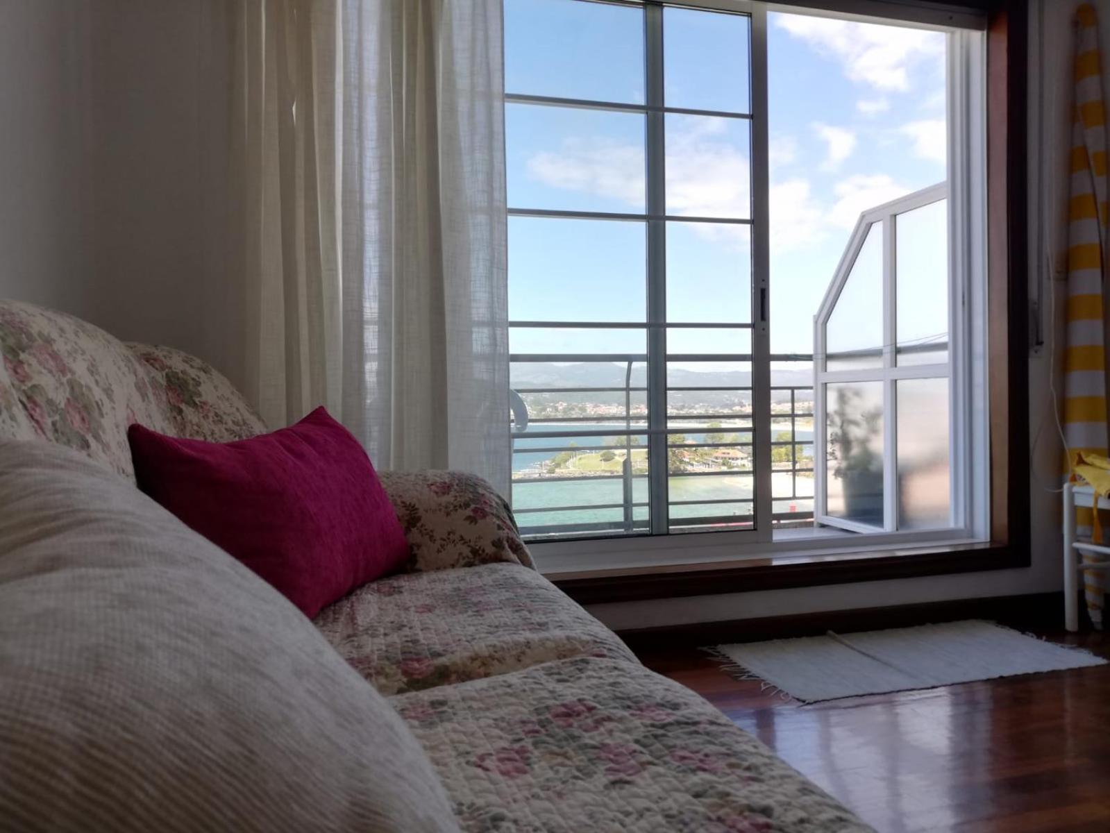 Apartamento En La Playa Ideal Para Grupos Baiona Bagian luar foto