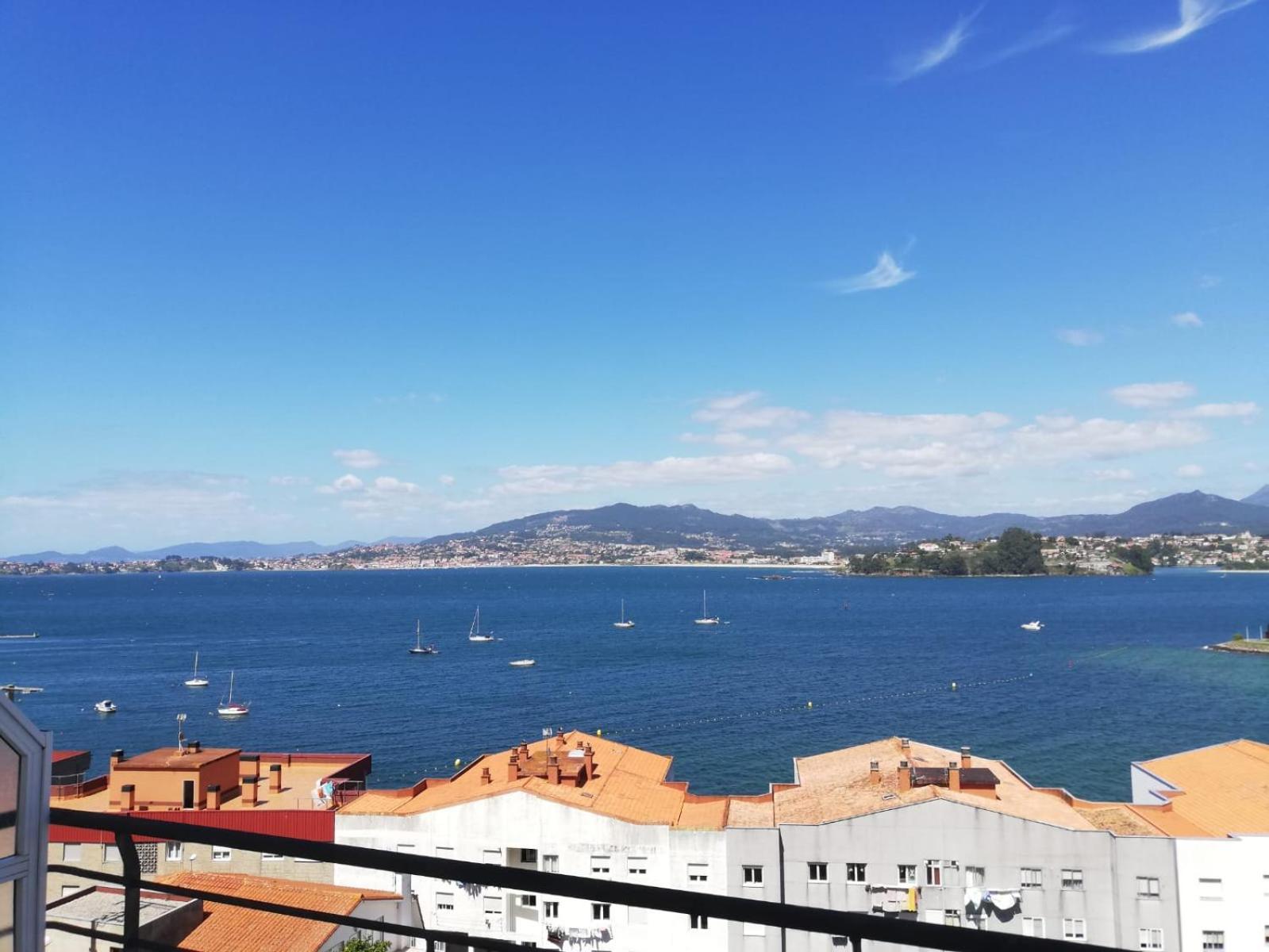 Apartamento En La Playa Ideal Para Grupos Baiona Bagian luar foto
